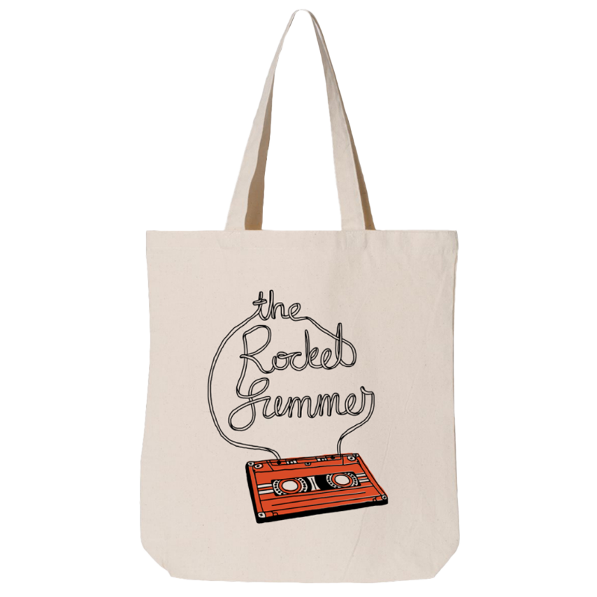 Cassette Canvas Tote Bag
