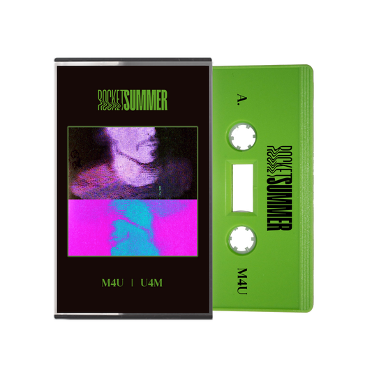 Limited Edition Lime Green M4U | U4M Cassette Tape - The Rocket Summer